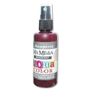 Краска-спрей "Aquacolor Spray" KAQ026 бордовый перламутр, Stamperia, 60 мл